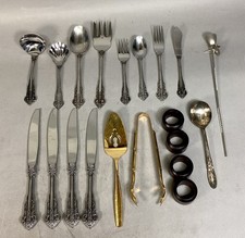 Stanley Robert’s Sir Mark Cutlery W/ White Orchid & Others Cutlery - Lot Of 20