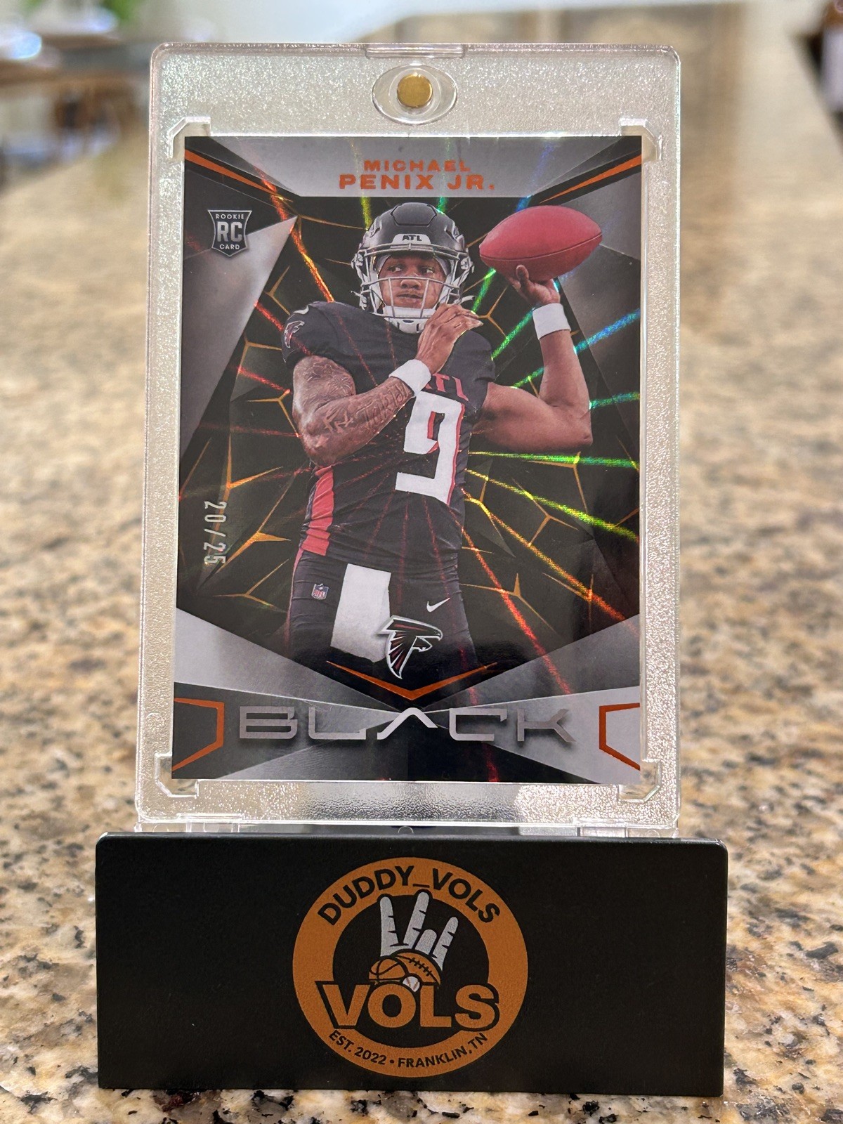 2024 Panini Black Citrine Rookies MICHAEL PENIX JR. /25 RC #178 Falcons