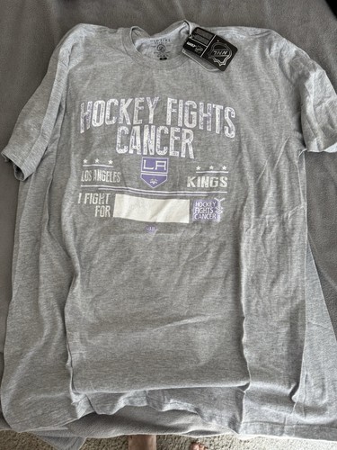 Los Angeles Kings Hockey Fights Cancer Short Sleeve t-shirt NWT