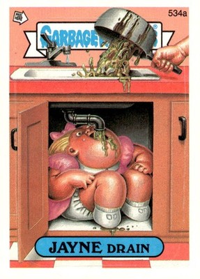 Garbage Pail Kids Topps Series 13 #534a Jayne Drain