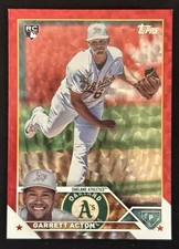 Garrett Acton 2023 Topps Update Series Red Foil /199 #US192 Rookie Athletics RC