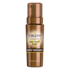 Natural Glow Instant Sun Body Mousse, Self Tanner for Deep Bronze Tan
