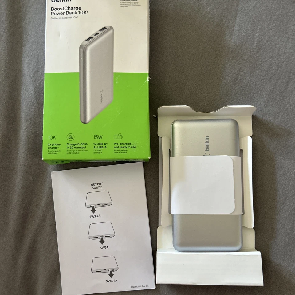 Belkin MEGA BoostCharge Pro Power Bank 40 HOURS Portable Battery Charger NEW - Image 4 of 4