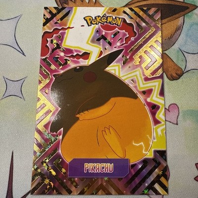 Gold Box Hit Holo Pikachu Textured Shinny Database Non-TCG Pokemon Card