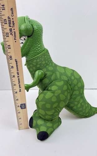 Fisher Price 2009 Disney Toy Story 14" T REX Plush Green Dinosaur Squeeze Roars - Picture 4 of 6