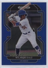 2022 Panini Prizm Draft Picks Blue Prizm Wilman Diaz #PDP139 3wu