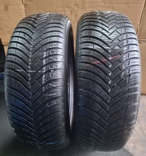 2x 195/55R15 85H KLEBER WINTER PARTWORN 03/21  *7.5MM* GOOD TREAD TYRE PAIR