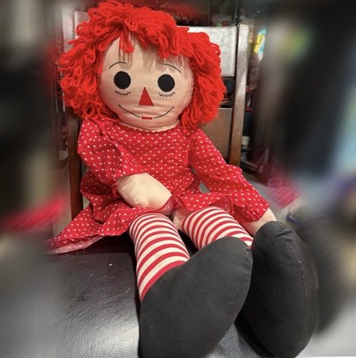 Vintage 36'' Raggedy Ann Doll Annabelle Haunted Possibly Possessed Ghosts
