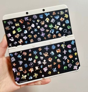 Hot Nintendo New 3DS design case Cover Pokemon Sprites Kisekae Replacement shell