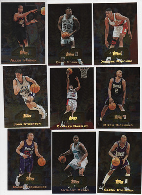 1997-98 Topps Basketball Topps 40 You Choose Kobe Bryant Michael Jordan Iverson