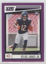 2022 Score Rookies Purple Velus Jones Jr #395 7rf
