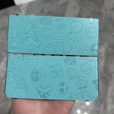 Turquoise Mario Pattern Replacement Shell for Nintendo New 3DS console parts Hot
