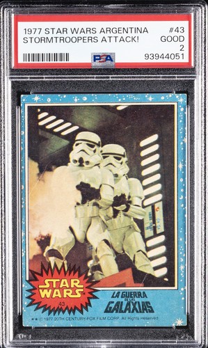 1977 Stani Star Wars #43 — PSA 2