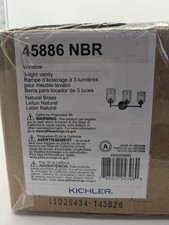 Kichler Winslow 3 Light 22" Wide Vanity Light 4775NBR Natural Brass Finish