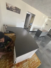 Work Desk with file space