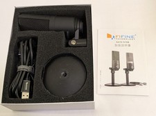 Fifine K670B USB condenser mic, fully tested, includes all accessories
