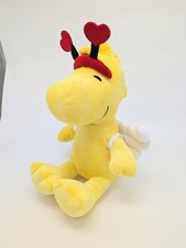 Peanuts Snoopy's Friend WOODSTOCK CUPID Angel VALENTINE PLUSH 17" RUZ Clean