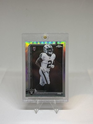 2025 Topps Chrome - Rookies Ashton Jeanty #322 Lightboard SSP Logo Refractor RC