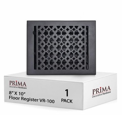 Prima Decorative Hardware Prima Decorative Floor Register 8 X 10 Aluminum