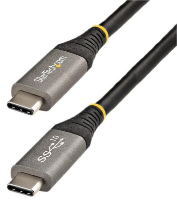 STARTECH - USB-C Plug to USB-C Plug USB 3.2 Gen 2 Lead, 1m Black