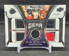 2022-23 Upper Deck Premier Gear Rookies Jersey 38/99 Lukas Reichel #PGR-LR