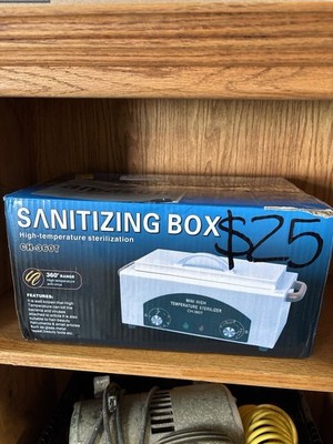 Efficient UV Sanitizer Box with Safety Features - 3-Minute Germ Elimination