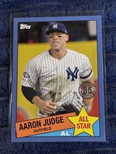 2020 Topps #85AS-2 Aaron Judge 1985 35th Anniversary All-Star Light Blue SP