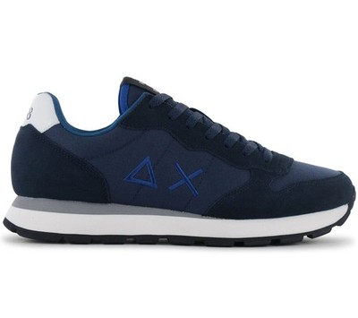 SUN68 Tom Solid - Herren Sneaker Schuhe Navy-Blau Z46101-07 Freizeit Turnschuhe