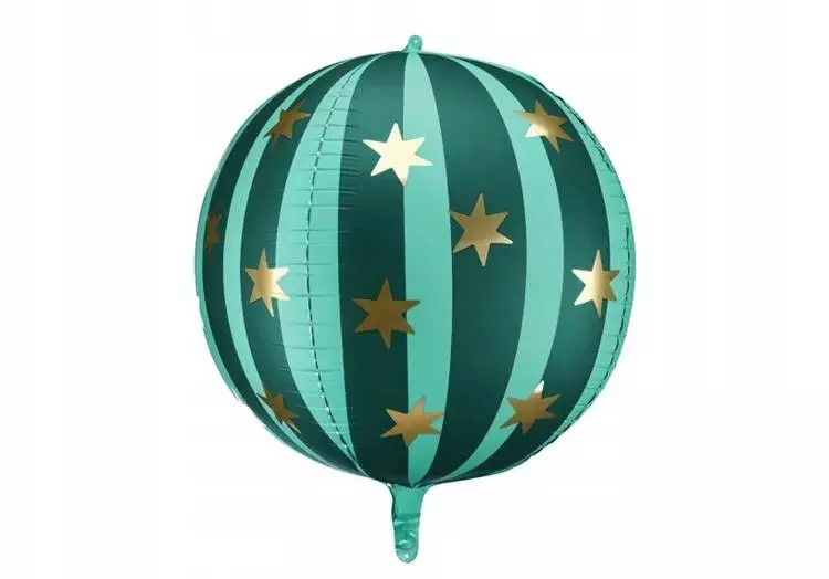 5904555063006 BALON FOLIOWY PIKA W GWIAZDKI 75 CM ZIELONA ZIELONY CYRK CYRKOWA 3190₽