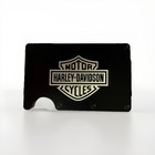 Harley-Davidson Metal Wallet Minimalist RFID Blocking Card Holder Slim Black