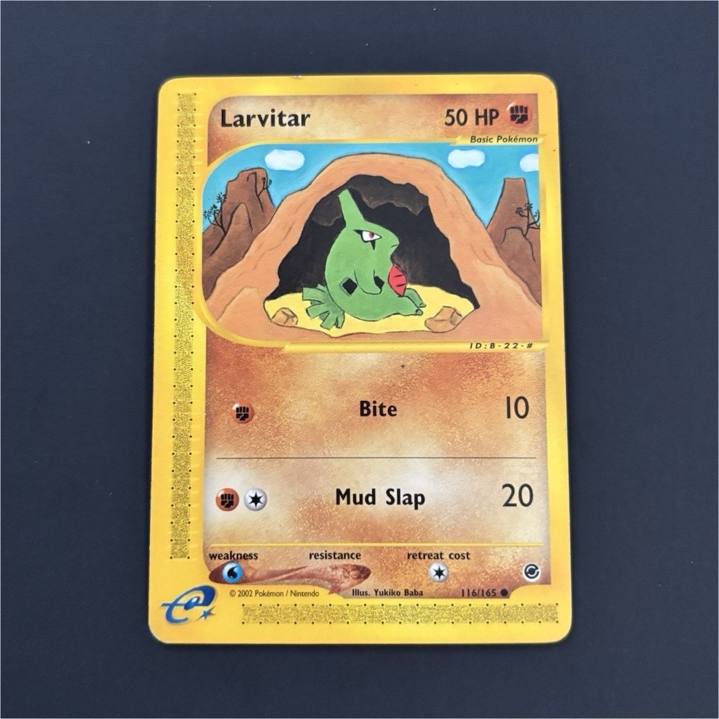 The Pokémon Company Larvitar 116/165 Expedition Common 50HP RH 2002