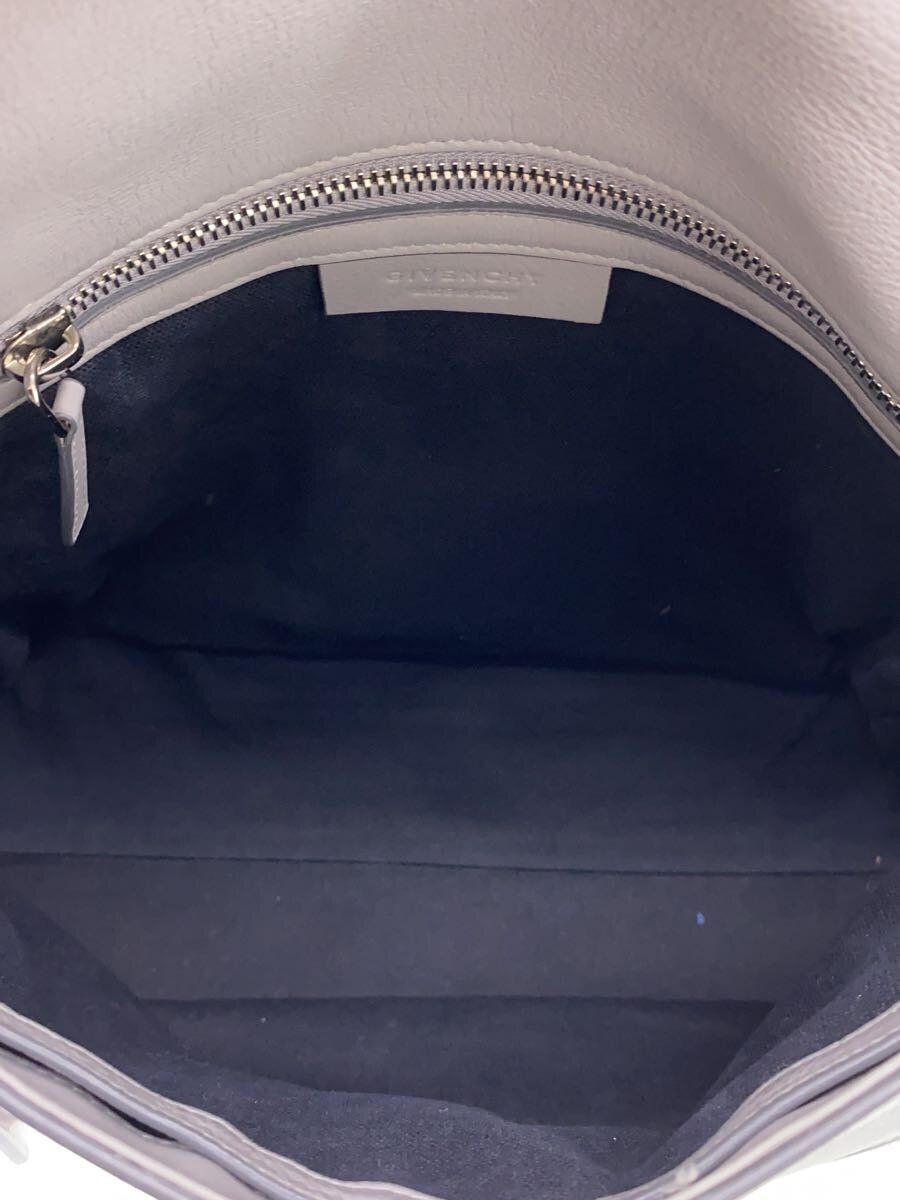GIVENCHY handbag leather Gray solid Used - image 6