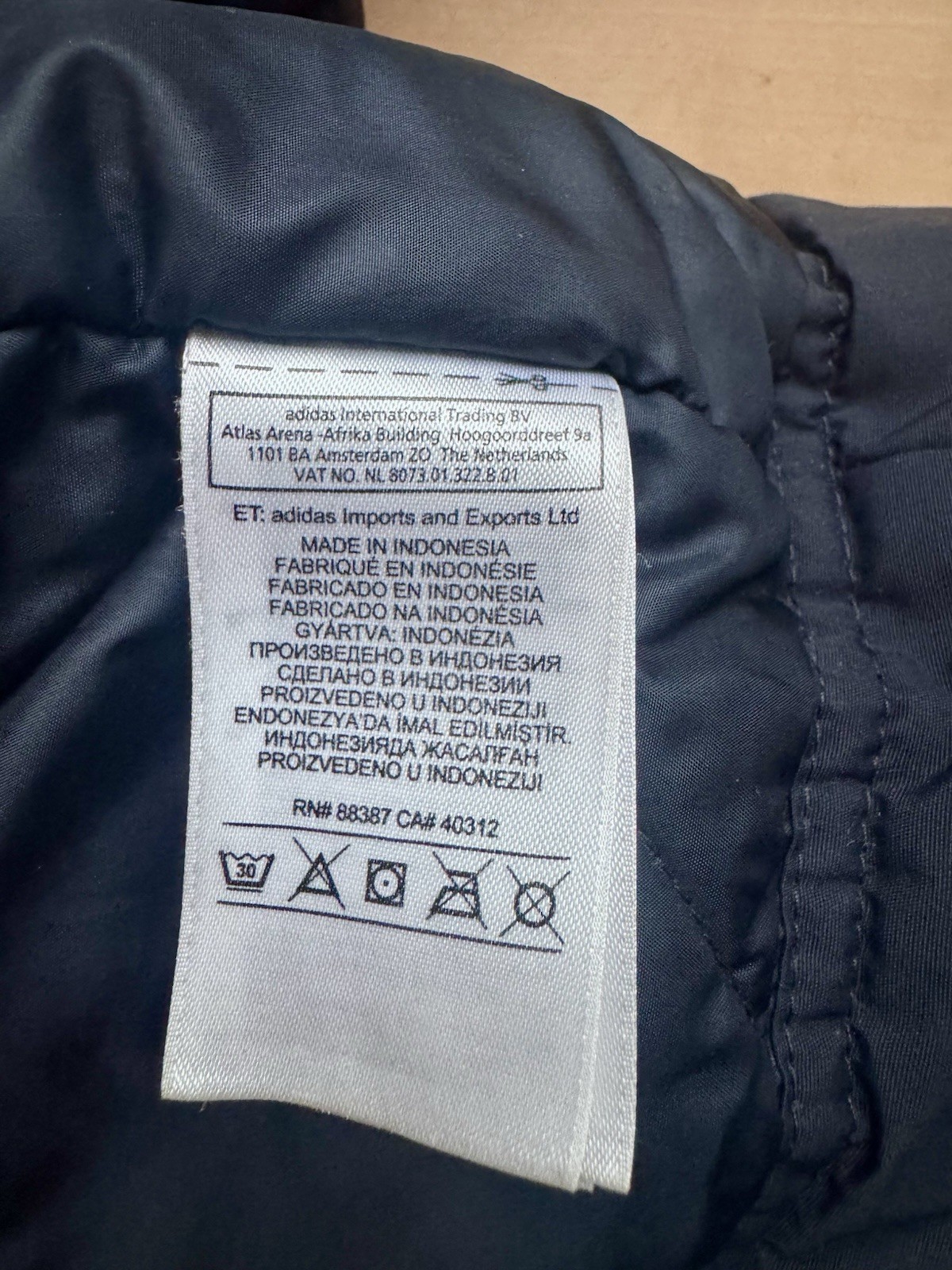 Adidas by Stella McCartney Women's Long Parka Coat, M, Blue image 4