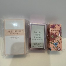 Lot of 3 Assorted Mini Perfume Fragrances travel size 0.25oz/7.5ML NIB