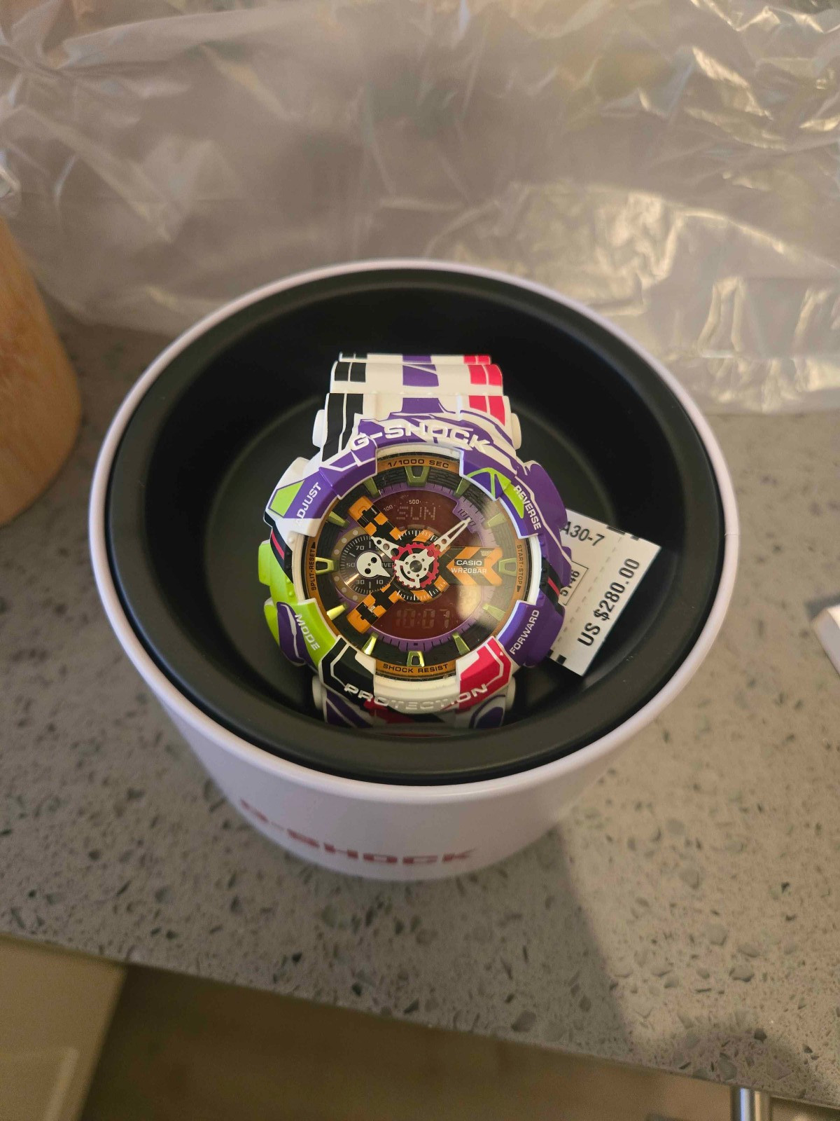Reloj CASIO G-SHOCK Evangelion GA-110EVA30-7AJR 110 30 Aniversario LIMITADO