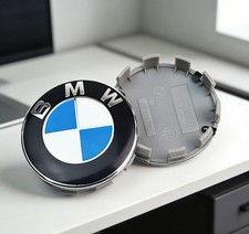 4x Blau Radkappe Nabenkappe 68mm Nabendeckel Für BMW Radnabenkappen