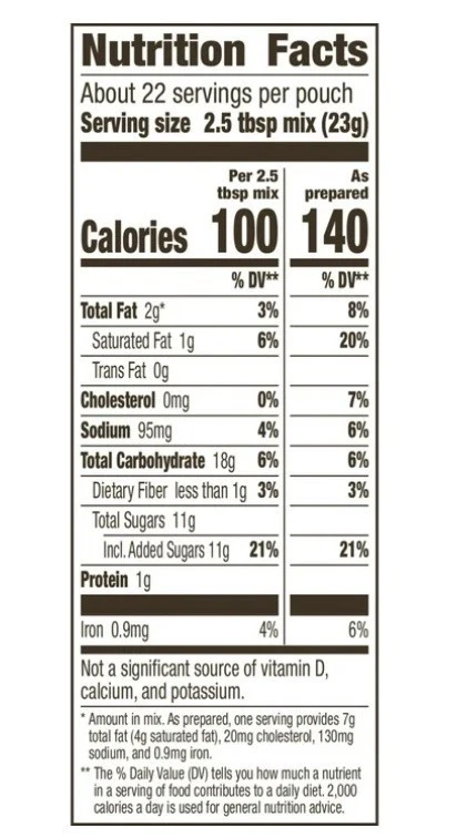 Betty Crocker Double Chocolate Chunk Cookie Mix 17.5 oz Packet - 2 PACK - Image 2 of 2