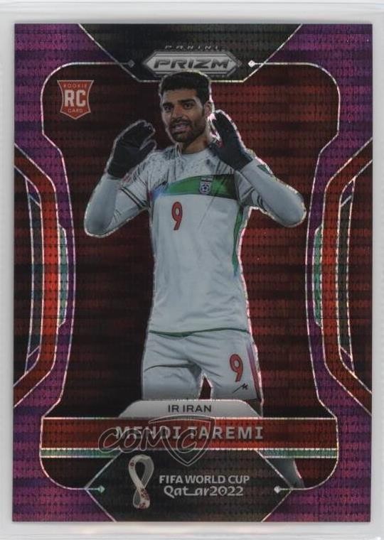 2022 Panini Prizm World Cup Qatar Breakaway Purple 11/35 Mehdi Taremi #122 00em