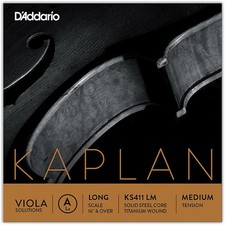 D'Addario Kaplan Solutions Series Viola A String 16 Long Scale Medium