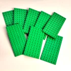 LEGO Base Plate 6 X 12 Light Green 3028 8 Pieces 8X