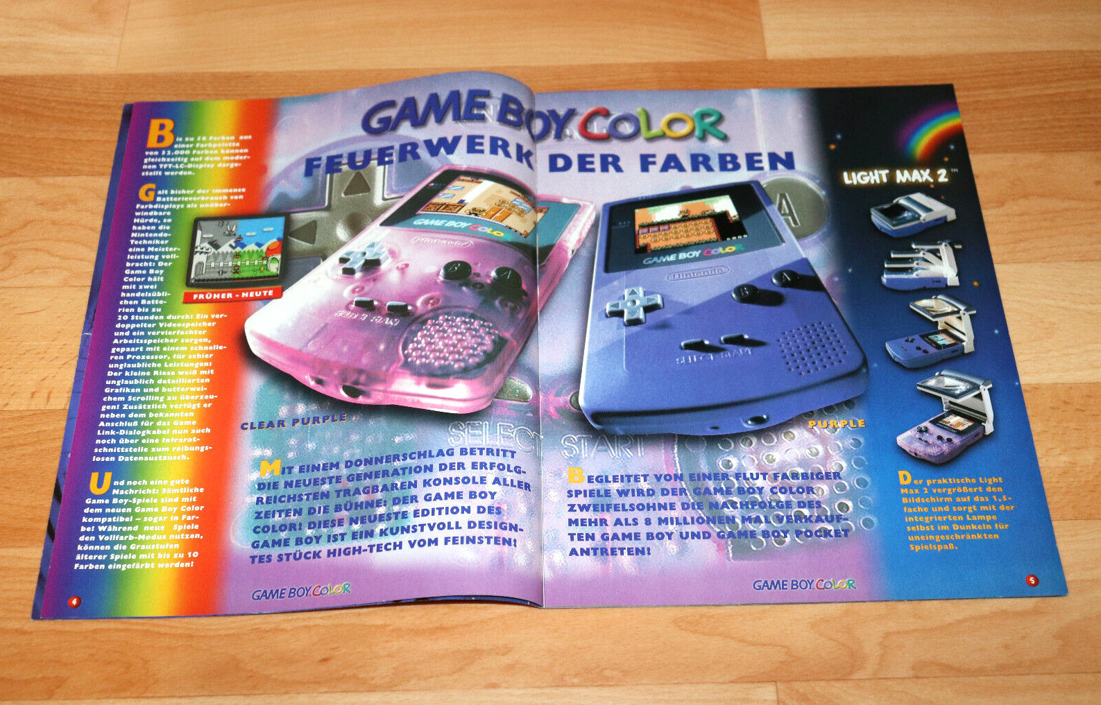 vintage Club Nintendo Game Boy Color Rare Comic Magazine Zelda Link's