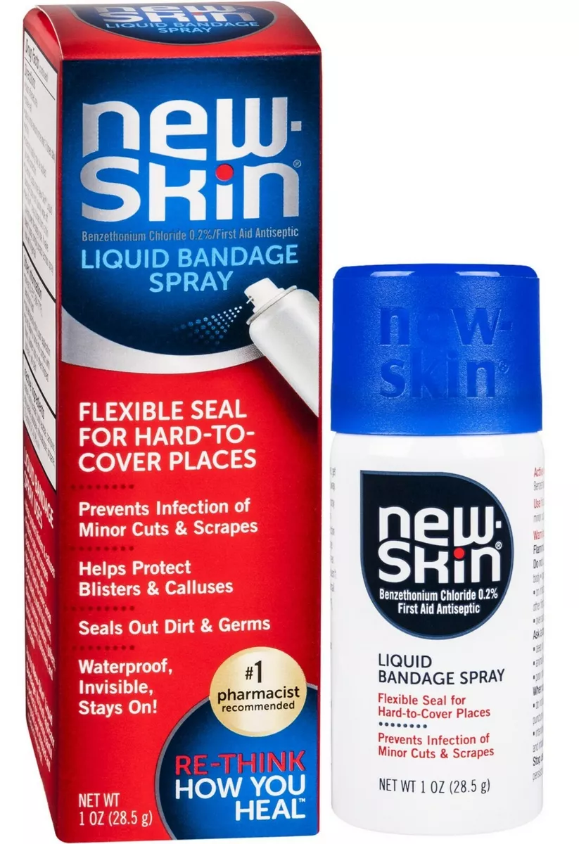 New Skin Liquid SPRAY Bandage 1oz NEW LOOK eBay