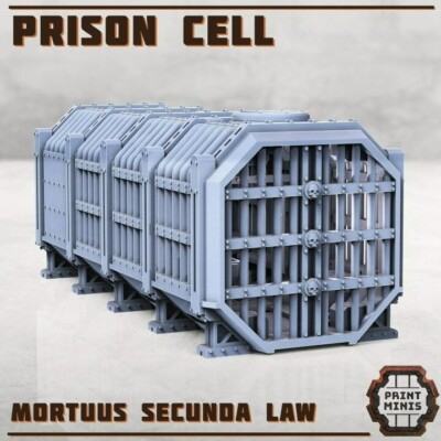 Prisoners Cell Jail Container Style Module Wasteland Scatter Terrain Scenery Lan