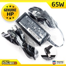ORIGINAL HP OEM 65W 18.5V 3.5A AC Power Supply Adapter Charger 5.5mm L-Shape Tip