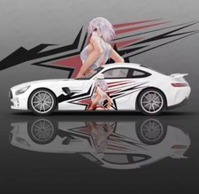 Japanese Inspired Anime Car Decals Itasha Side Decal Both Side Jdm Vinyl