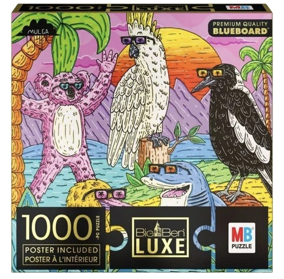 Milton Bradley Cardboard Puzzles