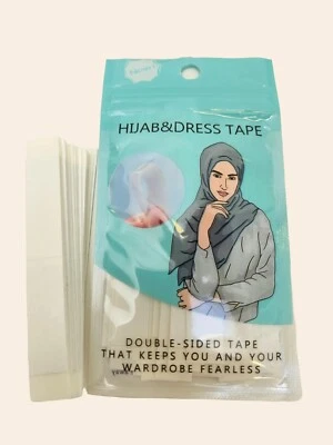 ABAYA GALORE Double Sided Tape for Hijab Dress Clothing Strong Adhesive Transparent