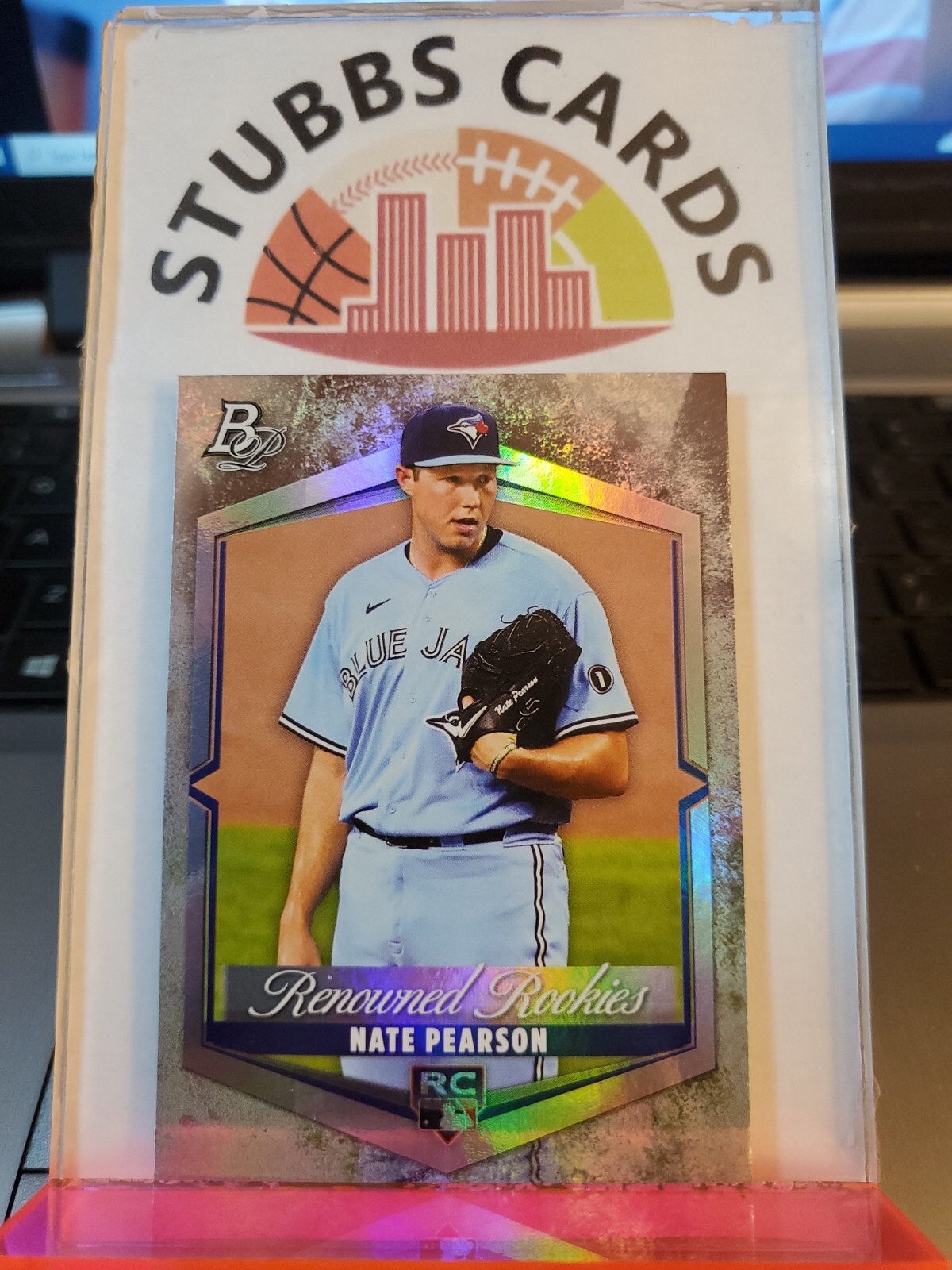 Nate Pearson - 2021 Bowman Platinum - Renowned Rookies insert #RR-9