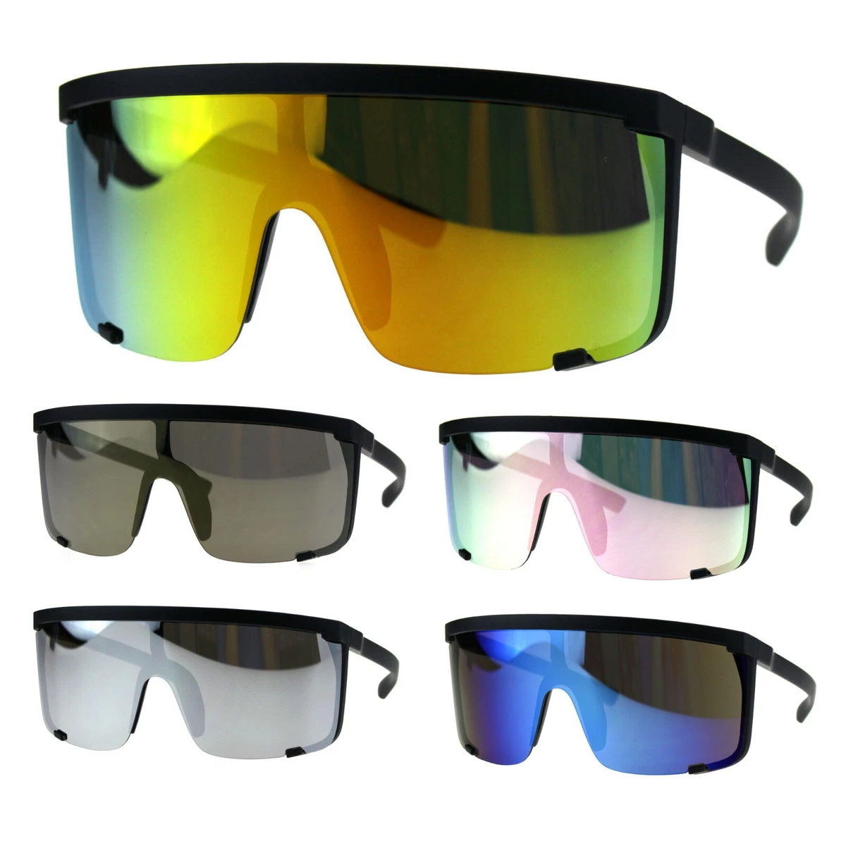 Shield mirror clearance sunglasses