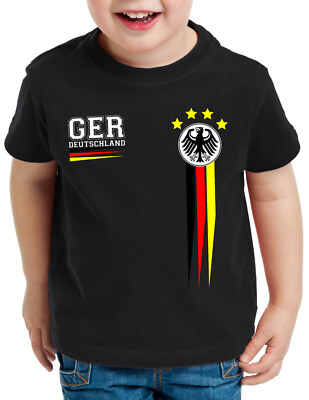 Deutschland EM 2026 T-Shirt Kinder Trikot Fussball Fan-Artikel Oberteil Germany